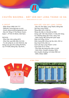 BÁN ĐẤT SÂN BAY LONG THÀNH 30 HA