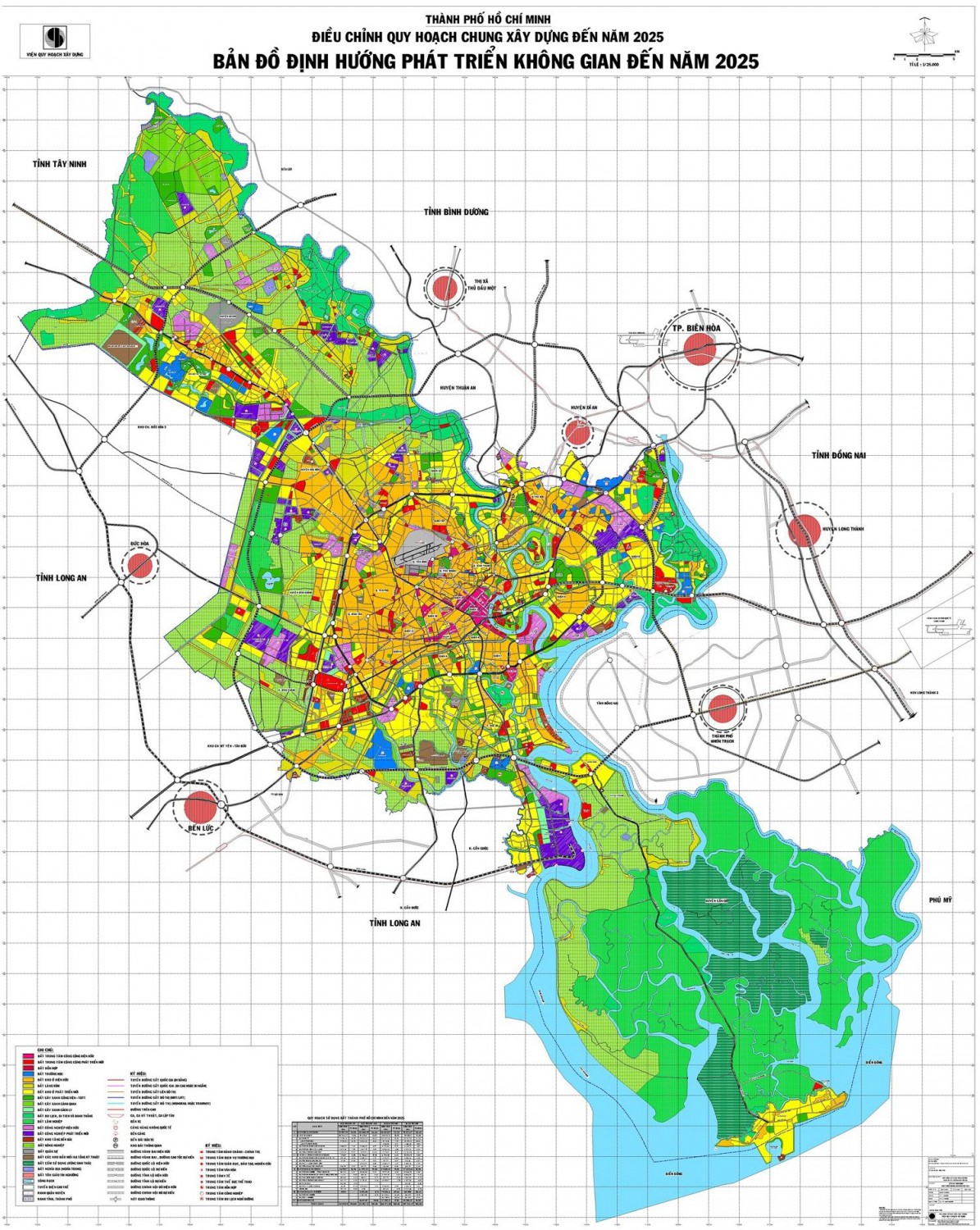 xem ban do dieu chinh quy hoach xay dung chung thanh pho ho chi minh den nam 2025 tam nhin den nam 2030
